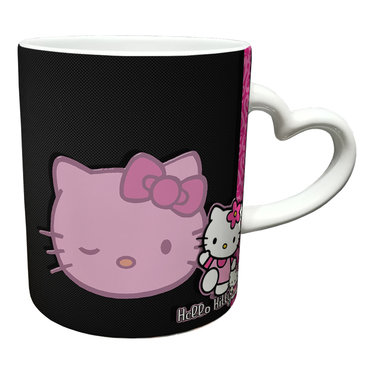 ماگ مدل دسته قلبی طرح کیتی کد 7