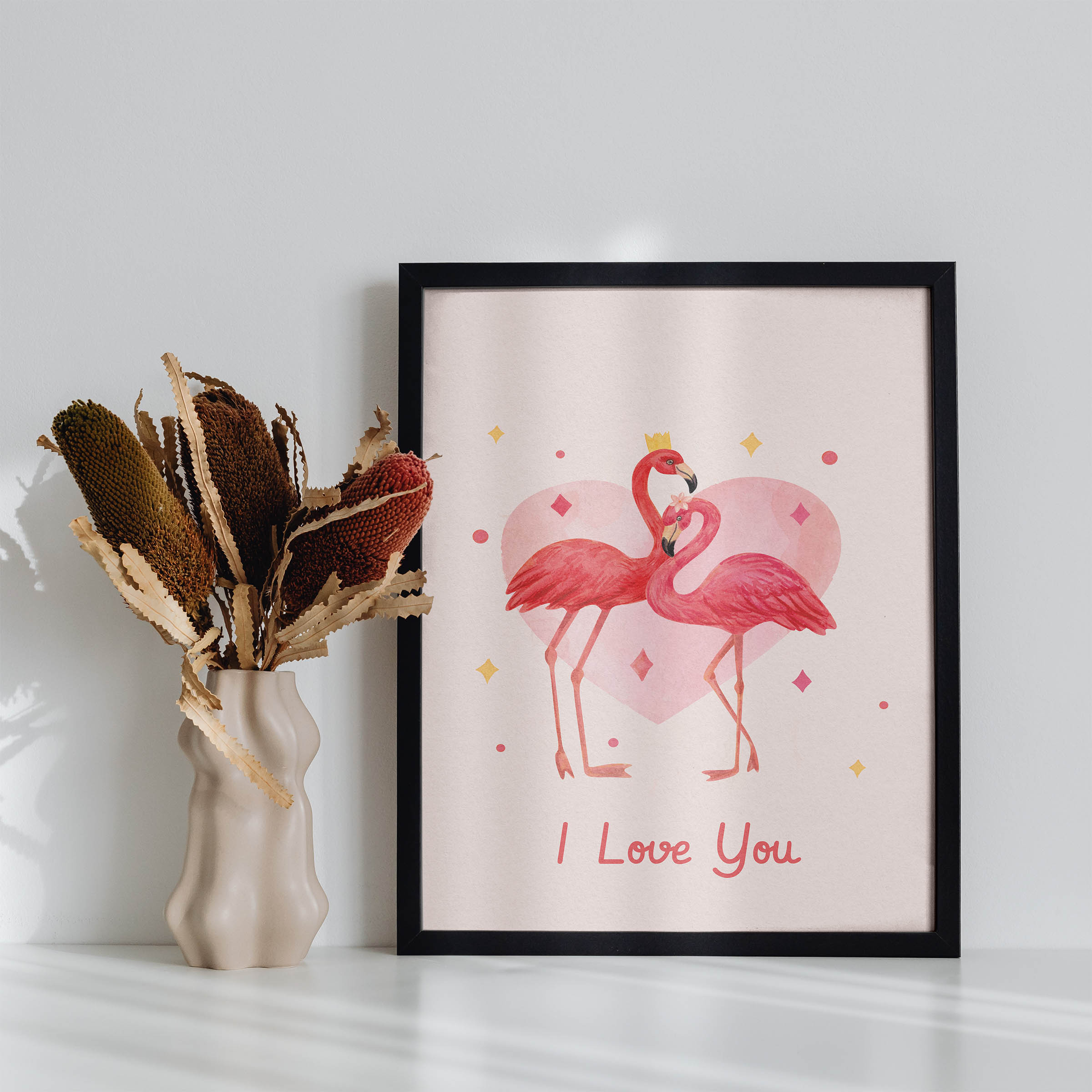 تابلو طرح فلامینگو BVNIE8