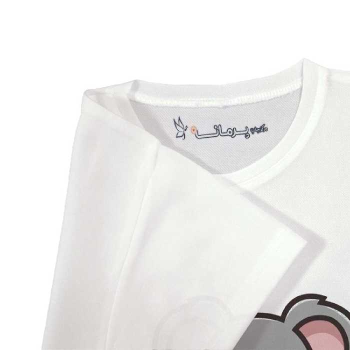 تی شرت بچگانه پرمانه طرح حیوانات بامزه کد pmt.6005