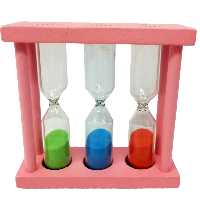 ساعت شنی سه زمانه چوبی