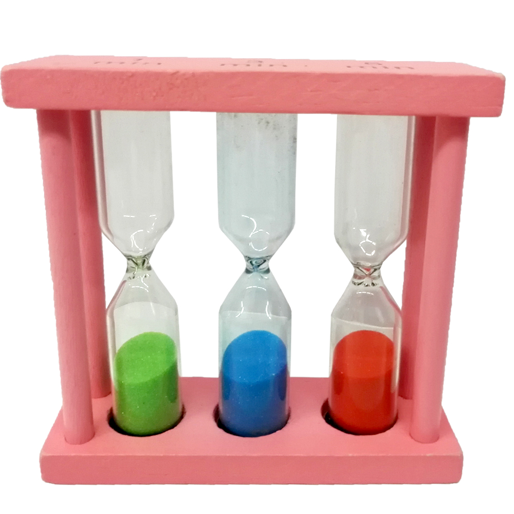 ساعت شنی سه زمانه چوبی