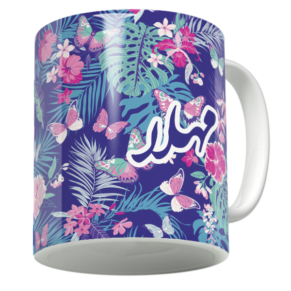 ماگ لاژید مدل اسم مهلا طرح سنتی