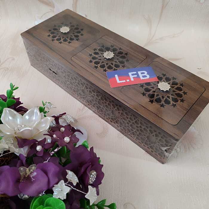 تی بگ شکلات  3 خانه مارک  آبنوس قهوه ای تیره