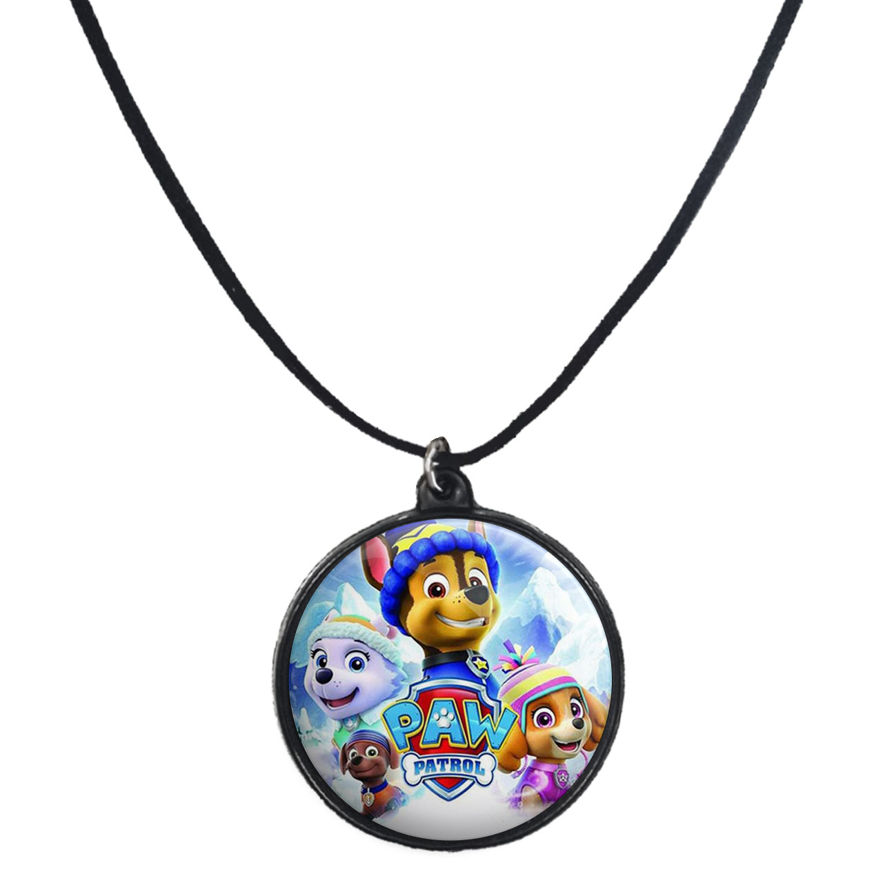 گردنبند پرمانه طرح سگ های نگهبان کد pmb.1935 مدل دو طرفه