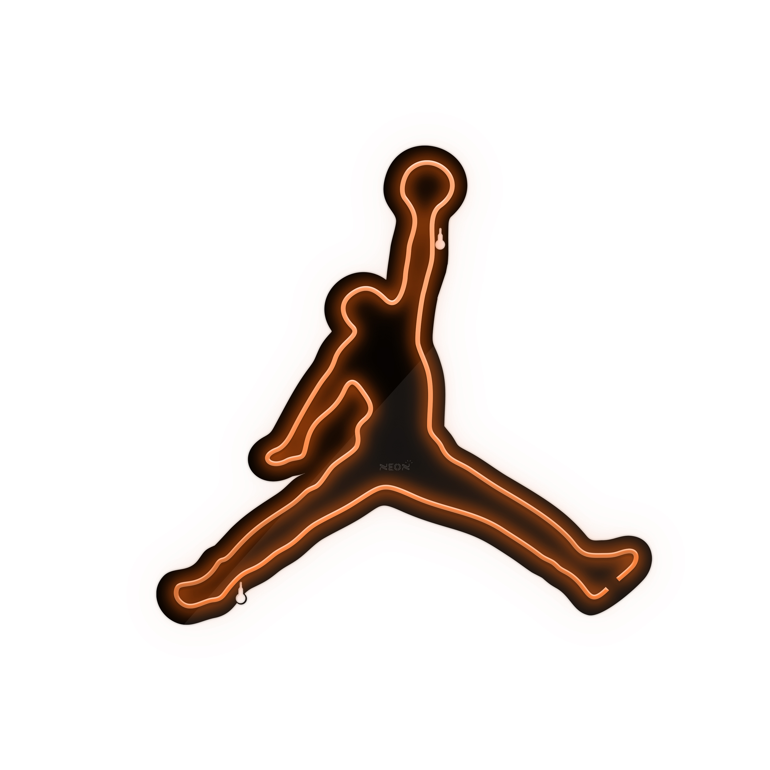 چراغ دیواری نئون دیزاین طرح Jordan-BL_ORG