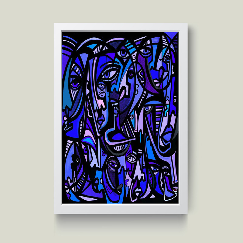 تابلو مدل چهره در چهره کد G6-36