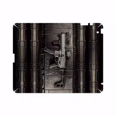 برچسب پوششی ماهوت مدل Gun مناسب برای تبلت اپل iPad 2 2011 A1396