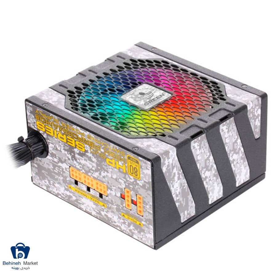 منبع تغذیه کامپیوتر گرین مدل GP600B-HP EVO