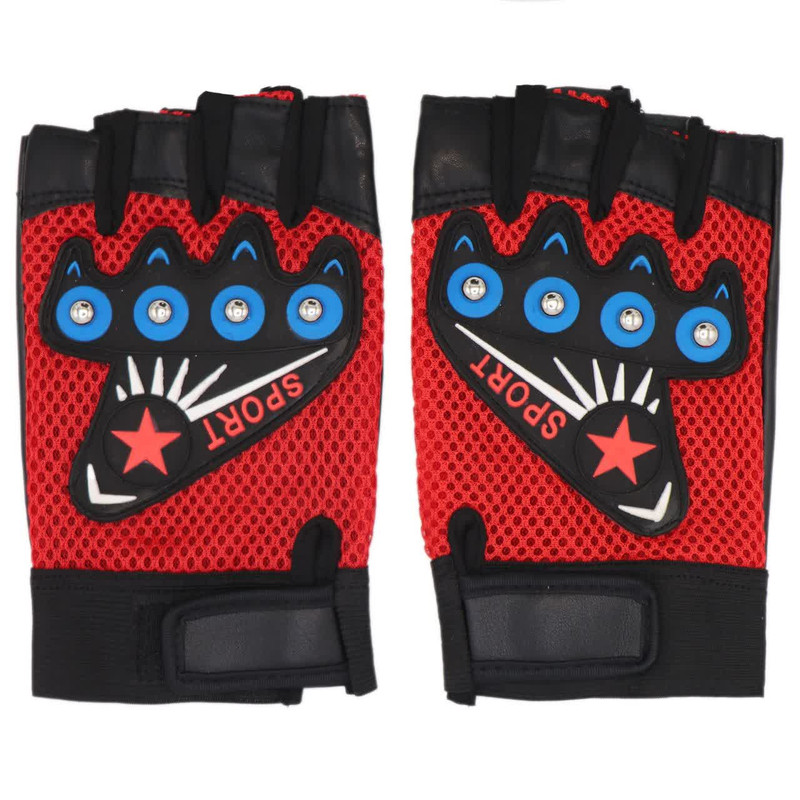 دستکش دوچرخه سواری مدل نیم انگشتی اسپرت sat_142 | چاوه