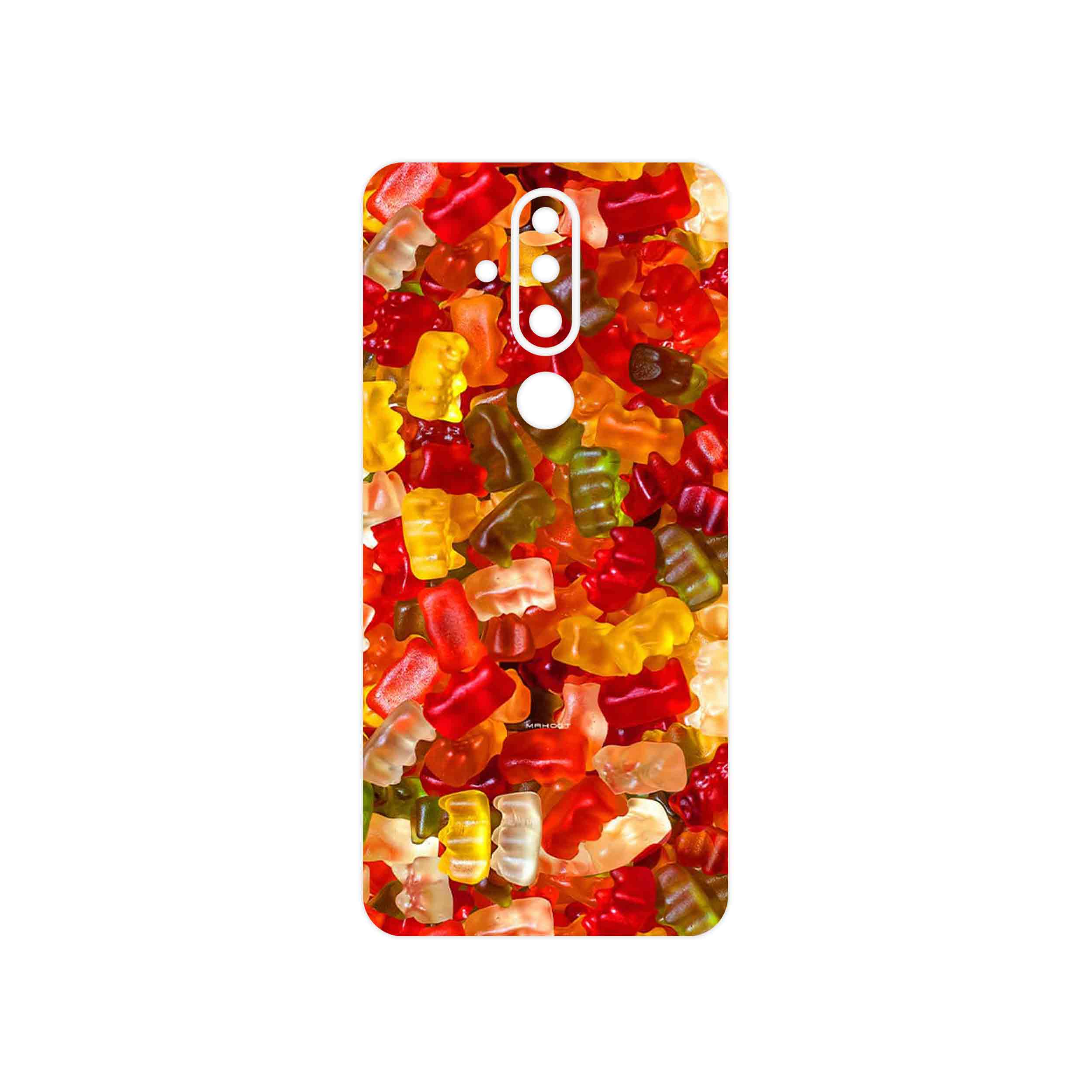برچسب پوششی ماهوت مدل Gummi candy 1 مناسب برای گوشی موبایل نوکیا X71
