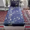 سرویس ملحفه مدل گل شکوفه کد 90 یک نفره دو تکه 