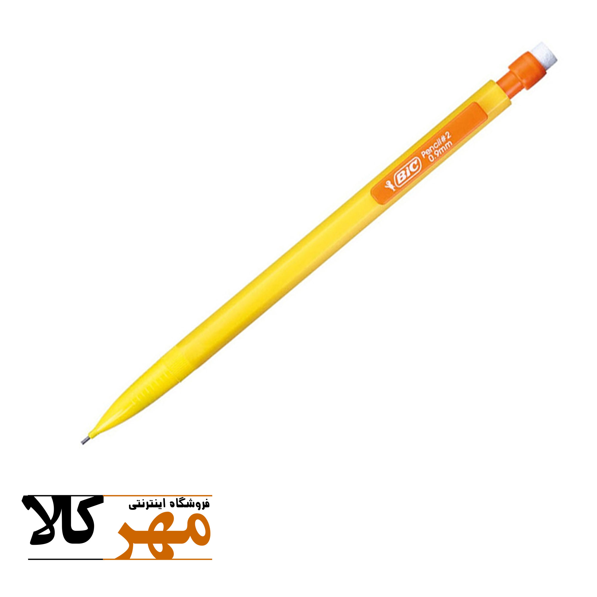 اتود 0.9 Bic رنگ زرد