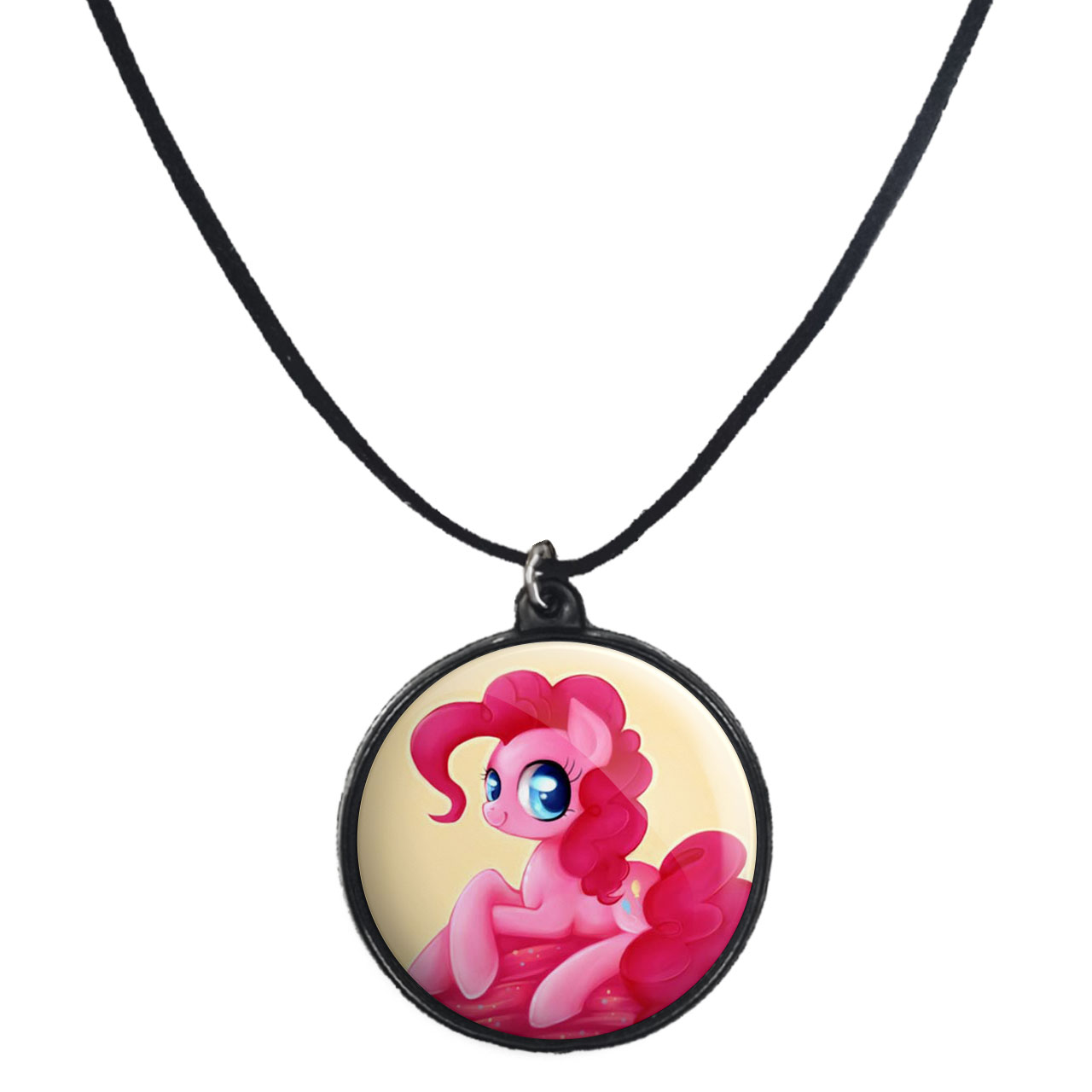 گردنبند پرمانه طرح یونیکورن کد pmb.363مدل دو طرفه