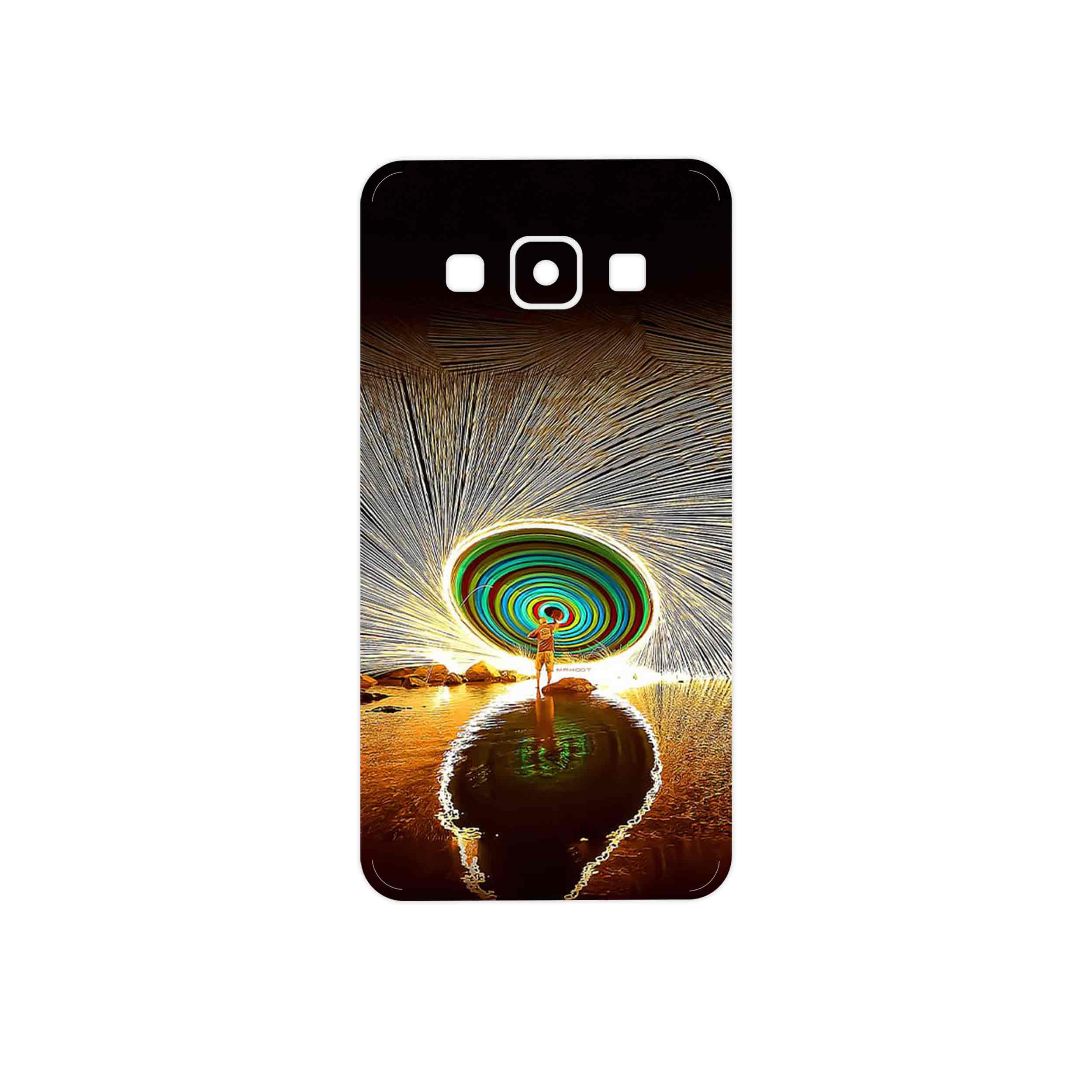 برچسب پوششی ماهوت مدل Night Light Fountain مناسب برای گوشی موبایل سامسونگ Galaxy A3