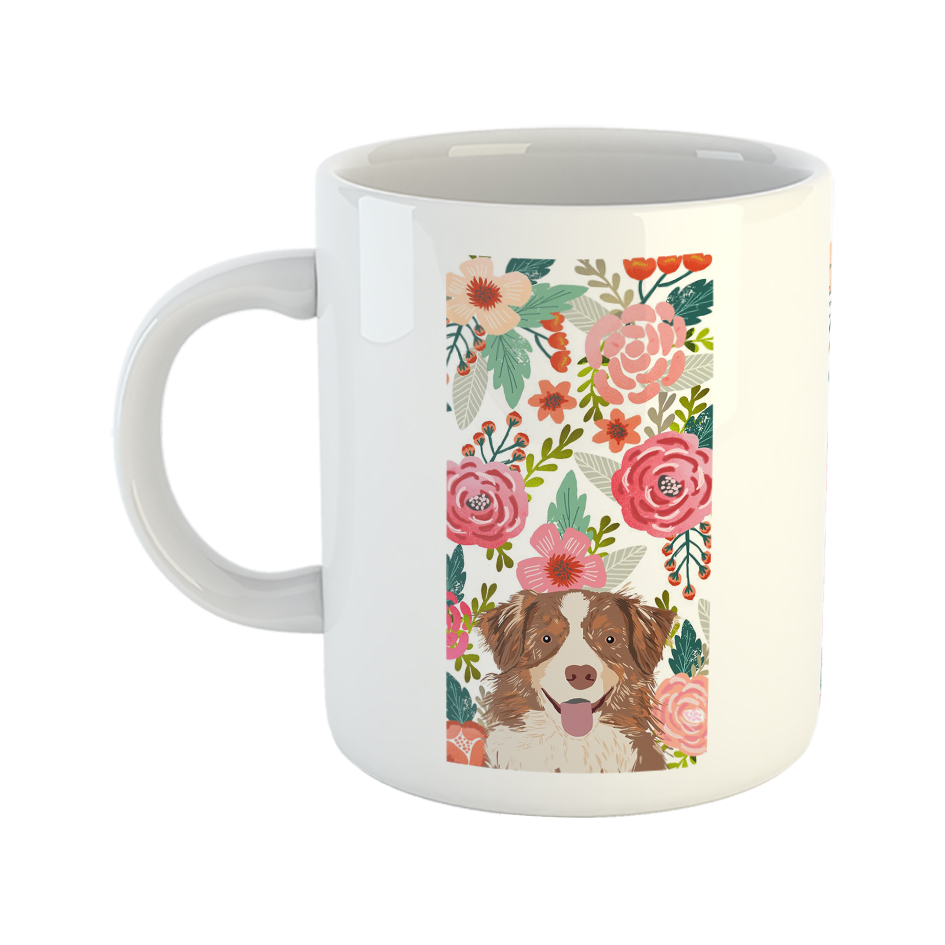 ماگ طرح کارتونی مدل سگ شاد