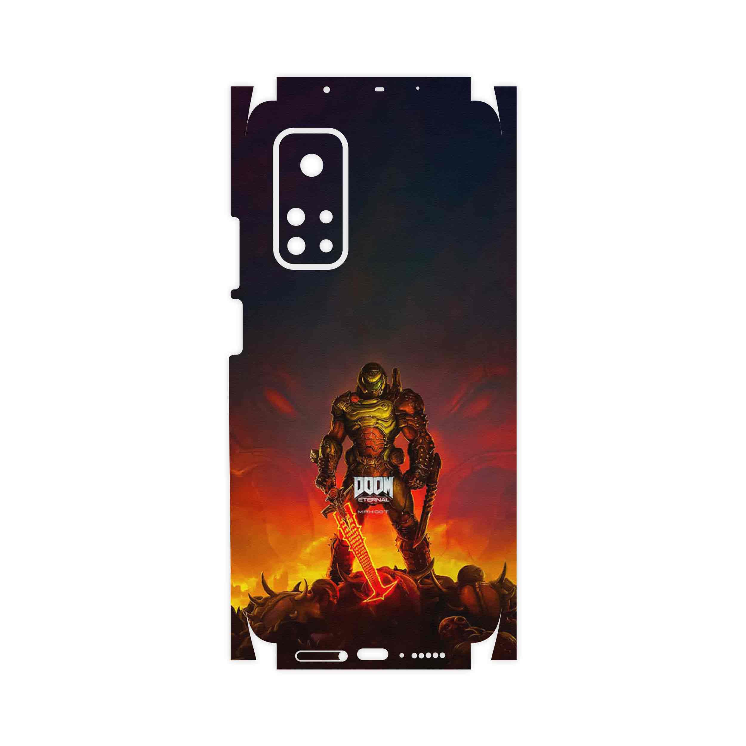 برچسب پوششی ماهوت مدل DOOM Game Series-FullSkin مناسب برای گوشی موبایل شیائومی Mi 10T Pro 5G