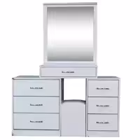 میز آرایش هیراد مدل U110-MDF به همراه آینه