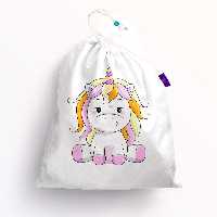 کیسه بنددار ترمه طراحان ایده مدل تک شاخ رنگی کد cfp1351M