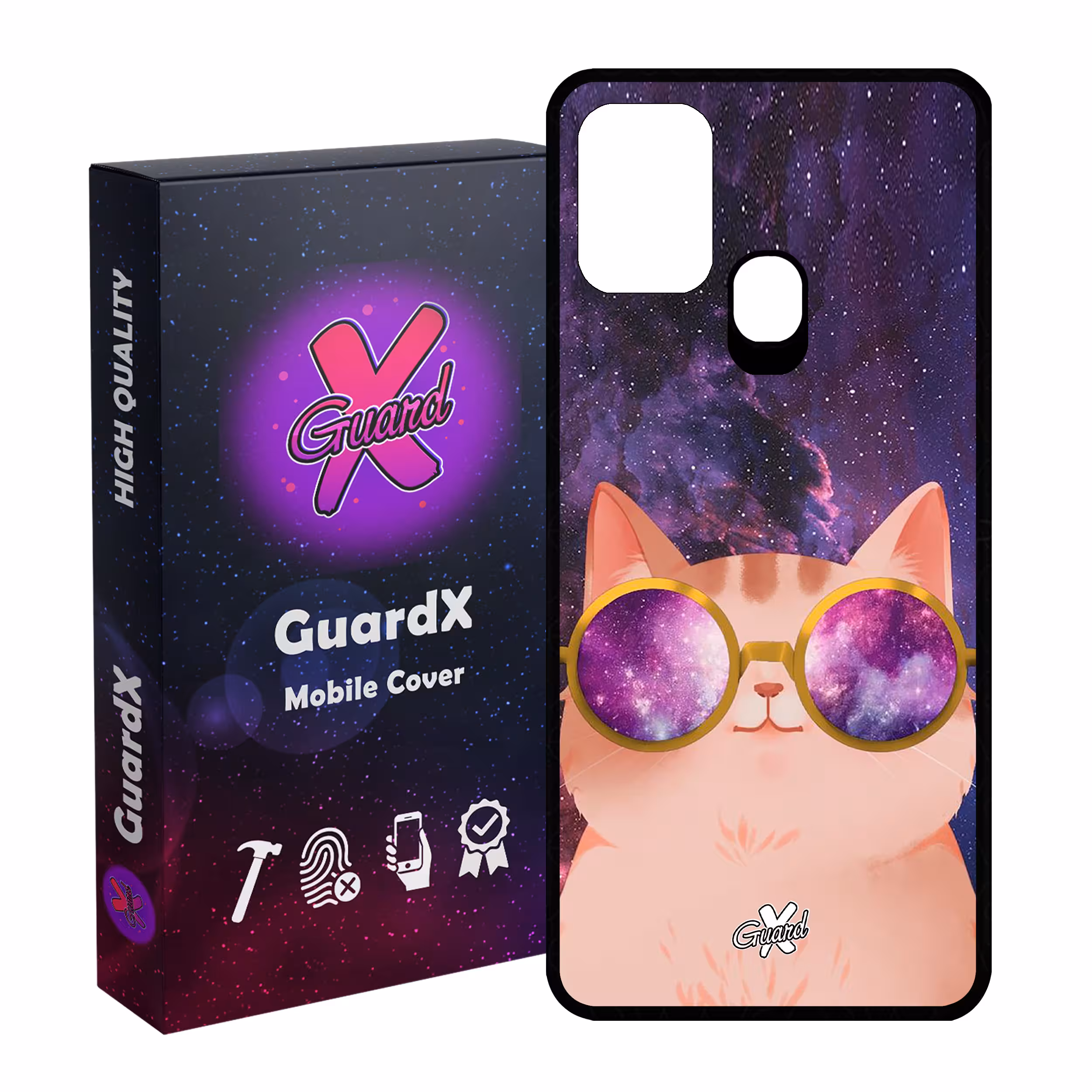 کاور گارد ایکس طرح Cat مدل Glass10078 مناسب برای گوشی موبایل سامسونگ Galaxy M31 / M31 Prime / F41