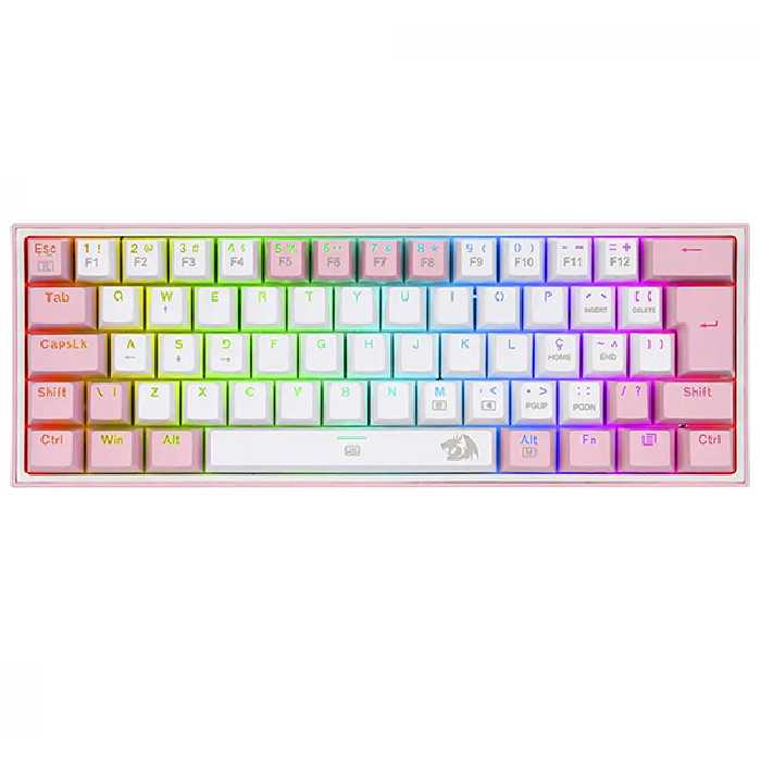 کیبورد گیمینگ ردراگون مدل FIZZ K617 W P - پردیس پازار
