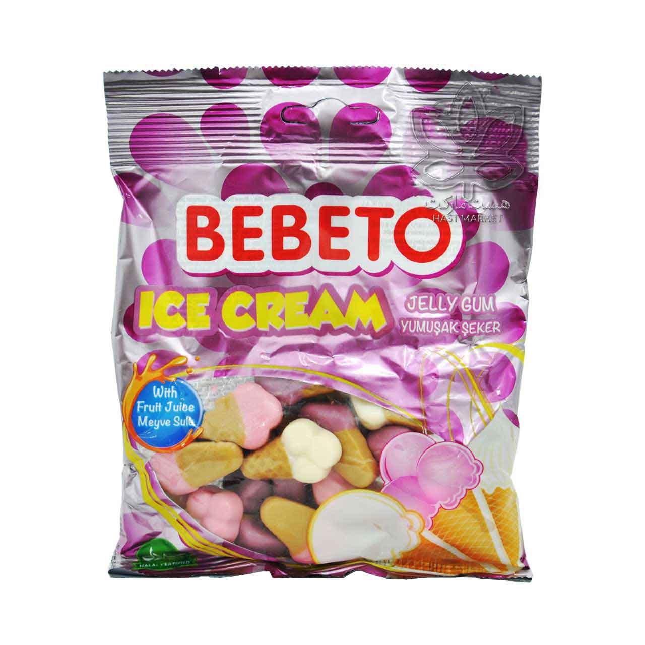 پاستیل بستنی 130 گرم ببتو - bebeto
