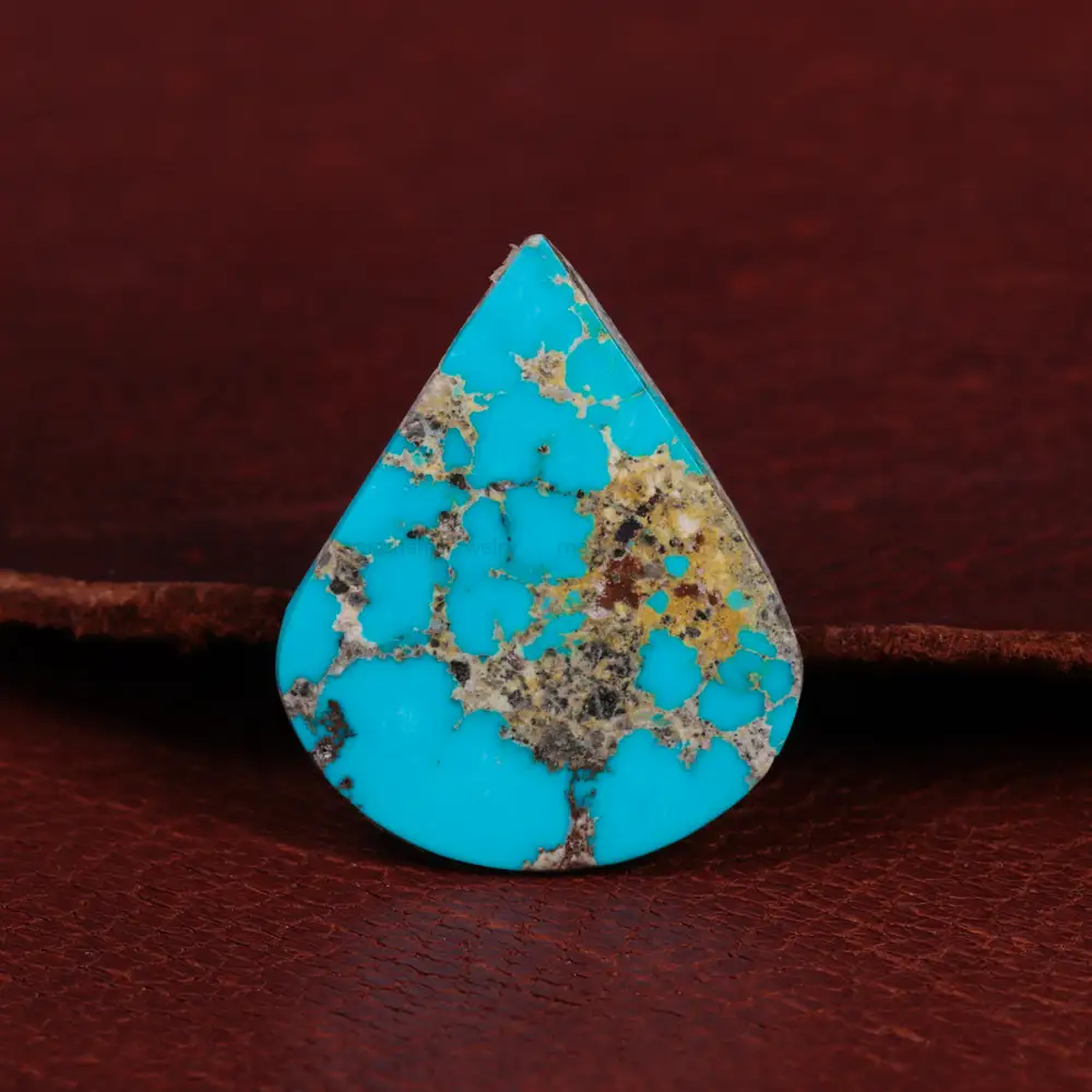 نگین فیروزه شجری کد 15313 - جواهری مشاهیر