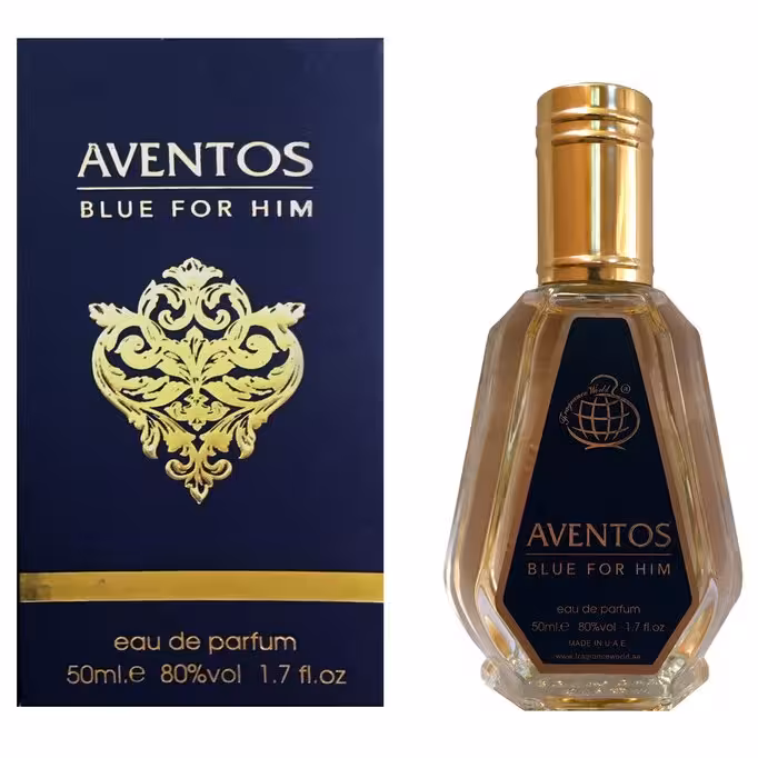 ادو پرفیوم مردانه فراگرنس ورد  Aventos Blue For Him حجم 50 میل