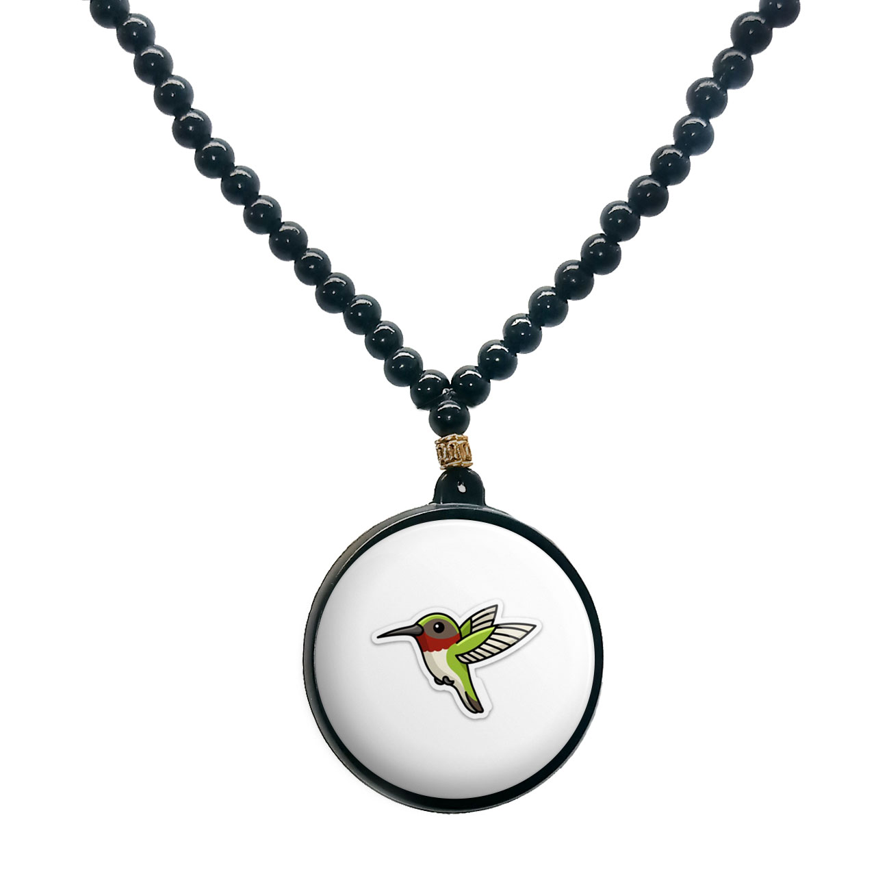 گردنبند پرمانه طرح حیوانات کیوت کد pmd.21441 مدل دو طرفه