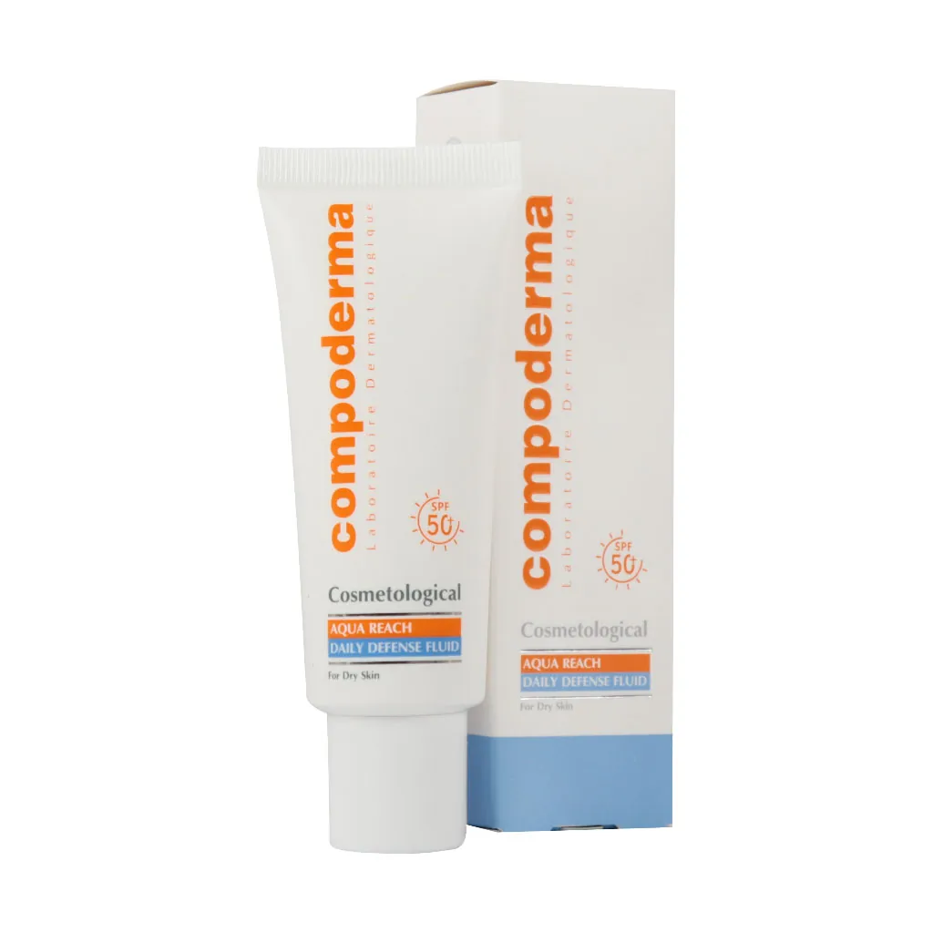کرم ضد آفتاب SPF50 کامپودرما مناسب پوست خشک حجم 40 میلی لیتر