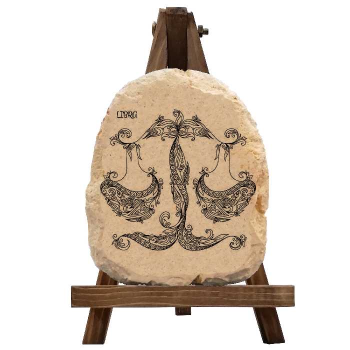 کتیبه دکوری مدل نماد ماه تولد مهر کد HT070