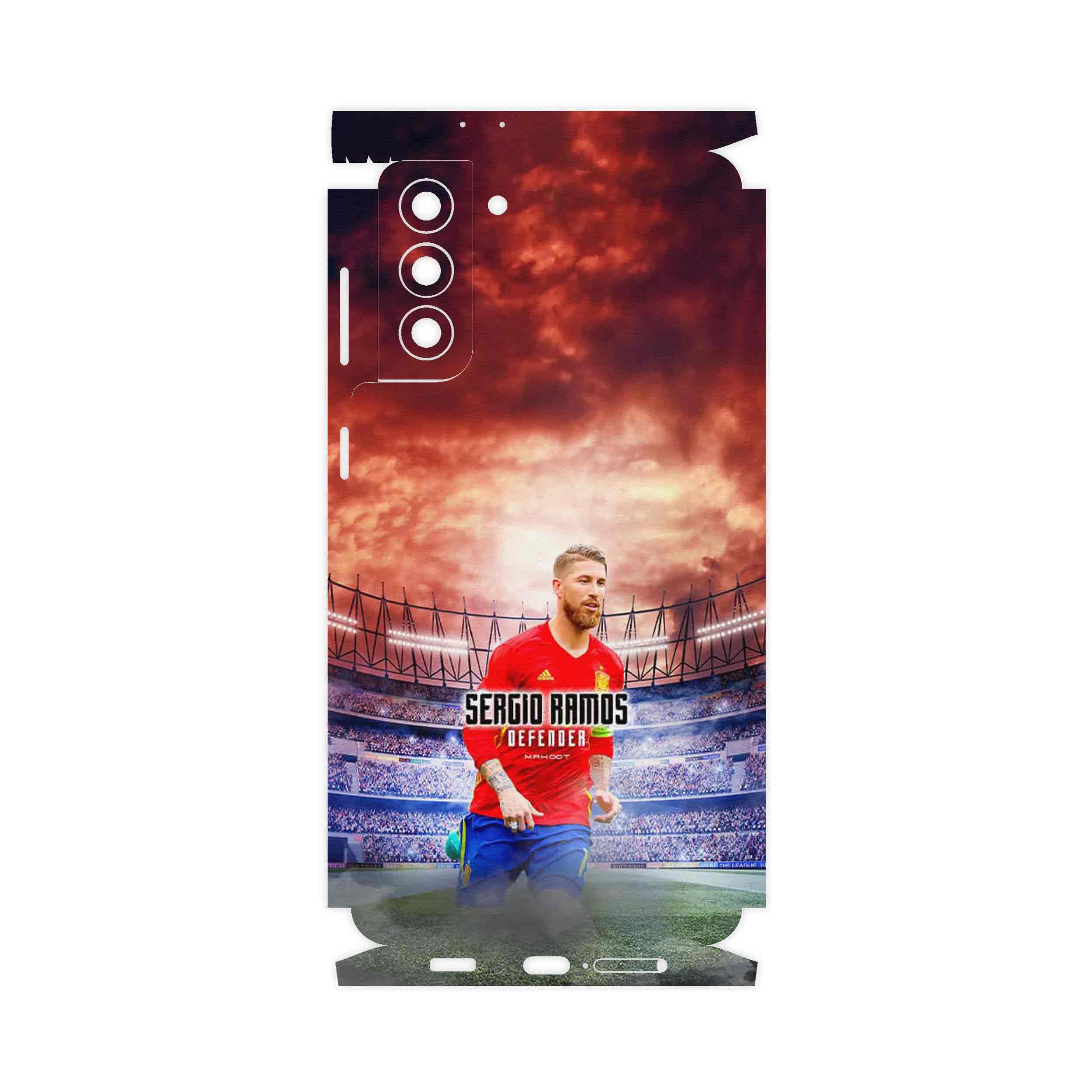 برچسب پوششی ماهوت مدل Sergio Ramos-FullSkin مناسب برای گوشی موبایل سامسونگ Galaxy S21 Plus 5G