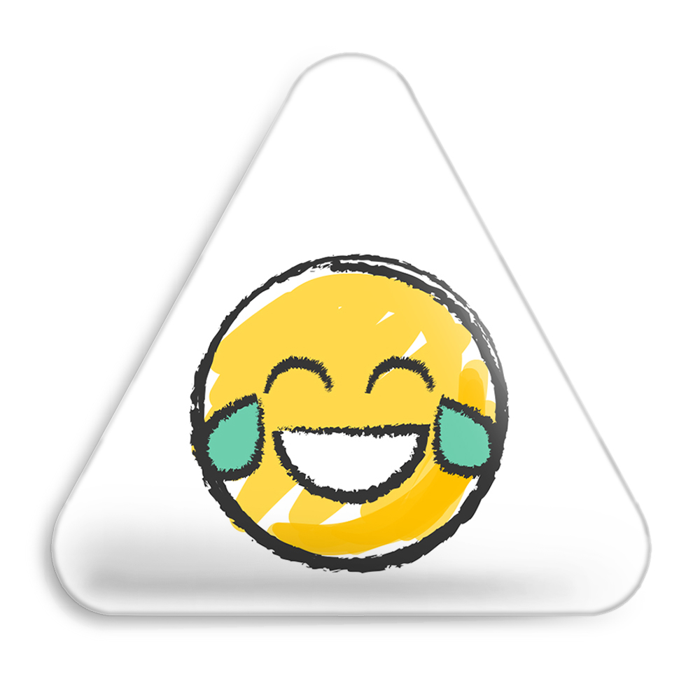 پیکسل خندالو طرح ایموجی مدل مثلثی کد 3060