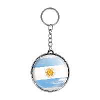 جاکلیدی خندالو طرح پرچم آرژانتین مدل دوطرفه کد 2045520464