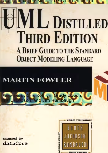 خرید و دانلود نسخه کامل کتاب UML Distilled: A Brief Guide to the Standard Object Modeling Language