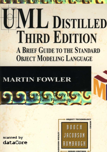 خرید و دانلود نسخه کامل کتاب UML Distilled: A Brief Guide to the Standard Object Modeling Language