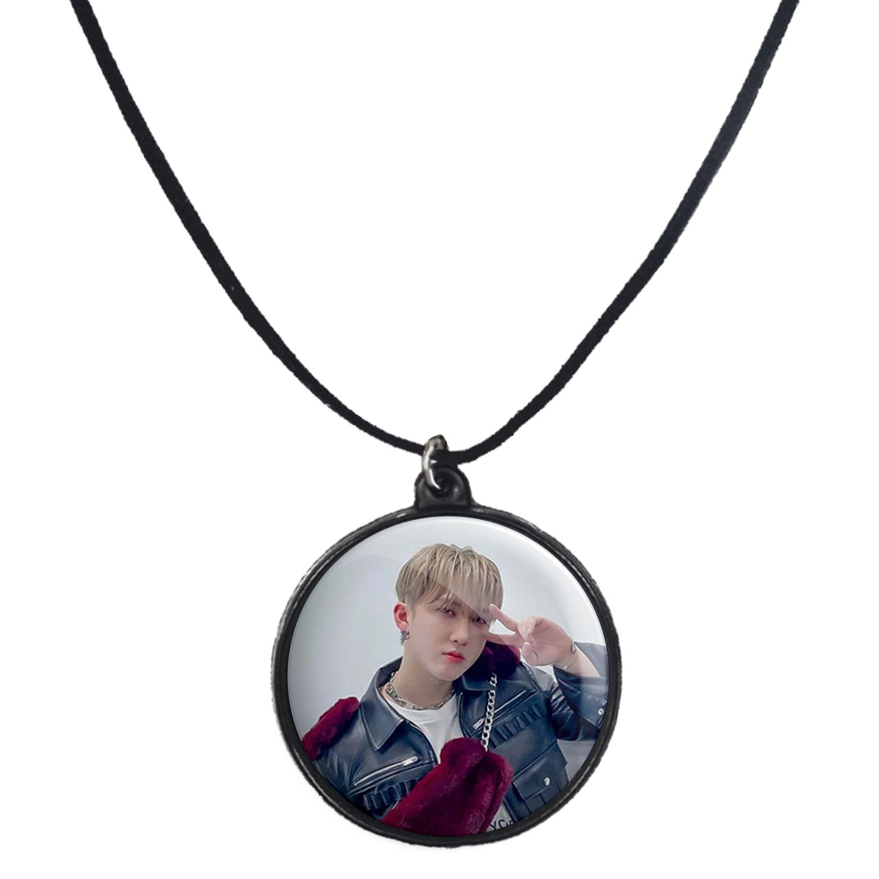 گردنبند پرمانه طرح straykids کد pmb.12276 مدل دو طرفه