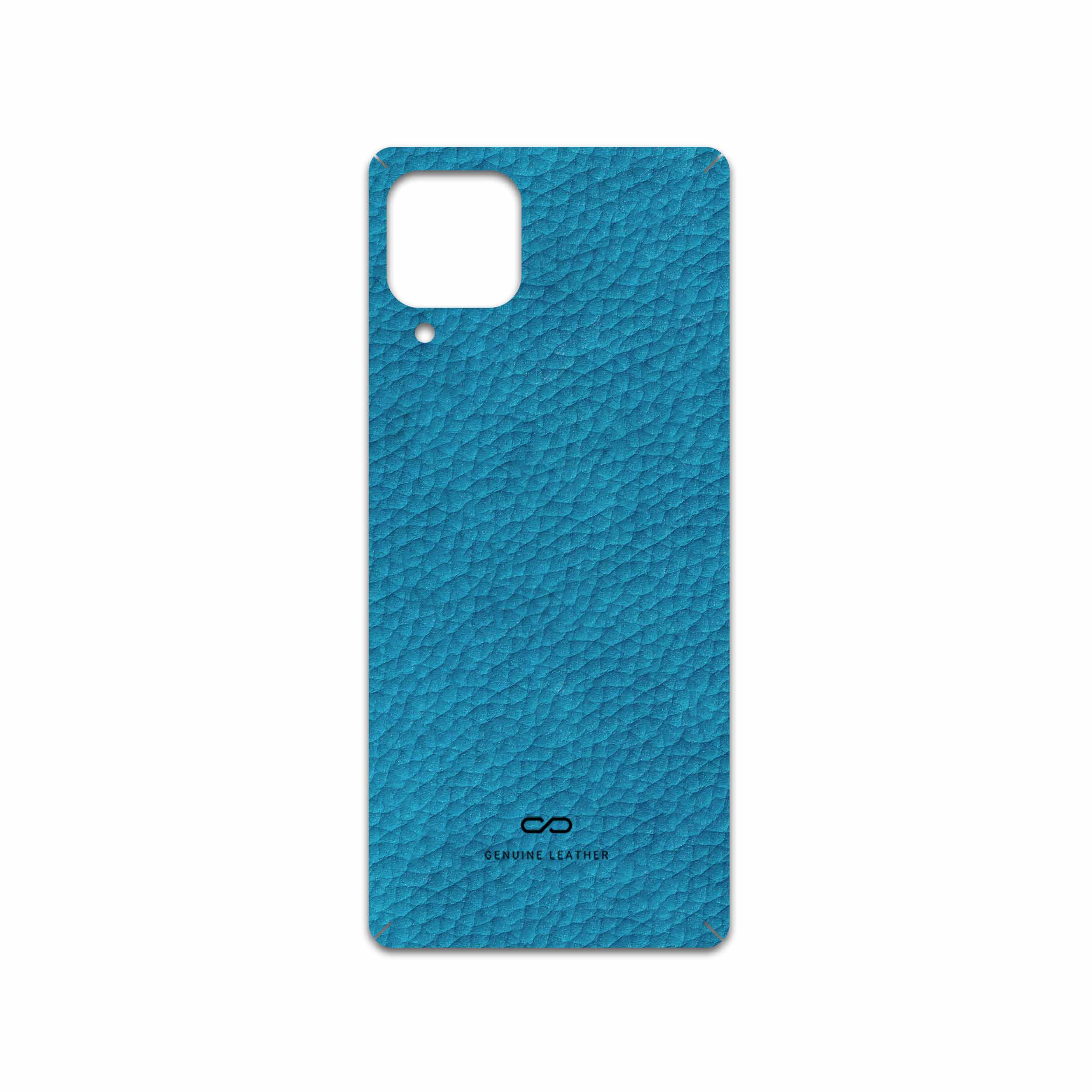 برچسب پوششی ماهوت مدل Blue-Leather مناسب برای گوشی موبایل سامسونگ Galaxy M62