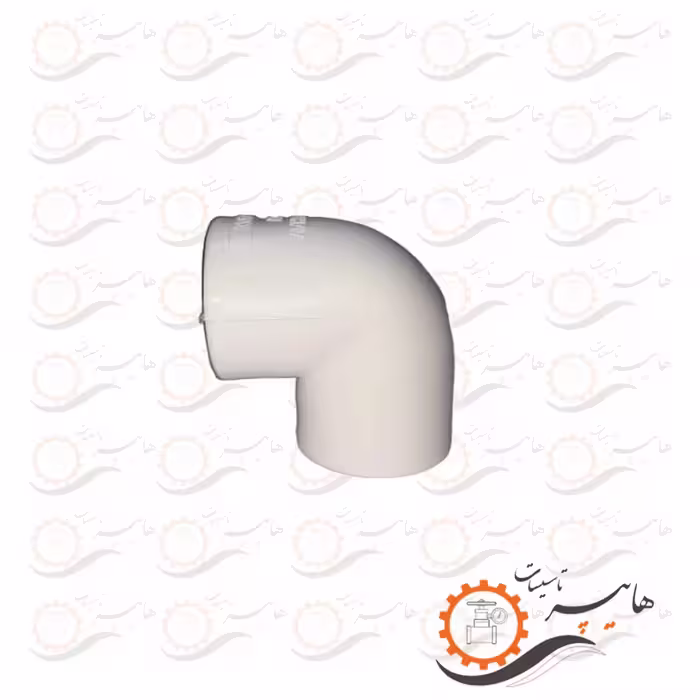 زانو 90 سفید وحید سایز 25*25 میلیمتر