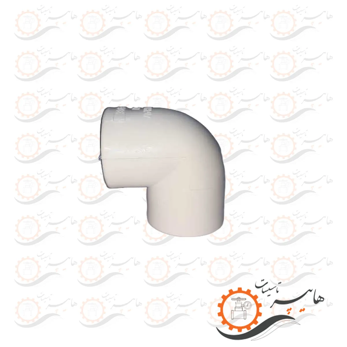 زانو 90 سفید وحید سایز 25*25 میلیمتر