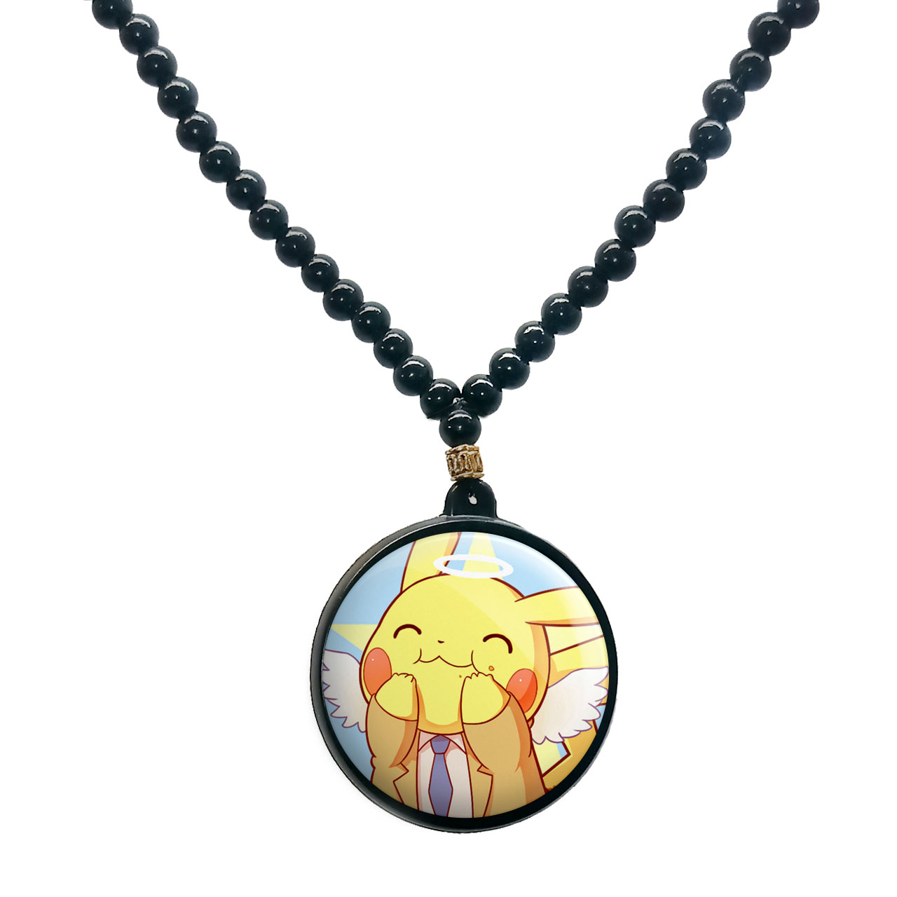 گردنبند پرمانه طرح pokemon کد pmd.25184 مدل دو طرفه