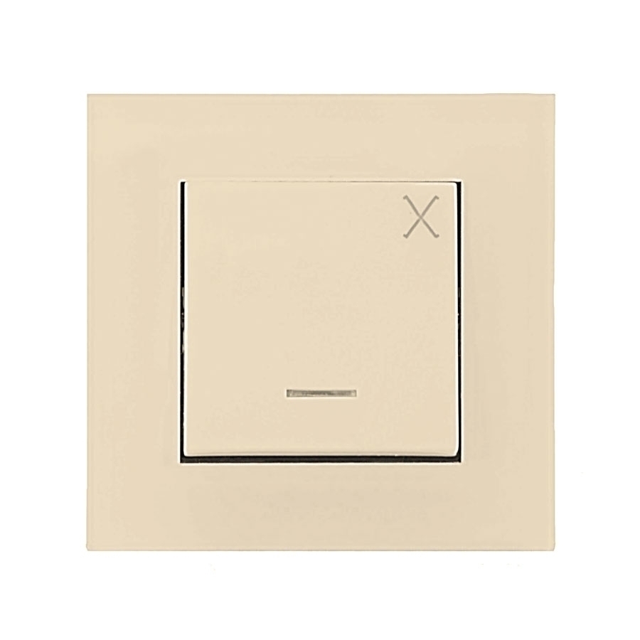 کلید کراس جهان الکتریک مدل کریستال - بژ