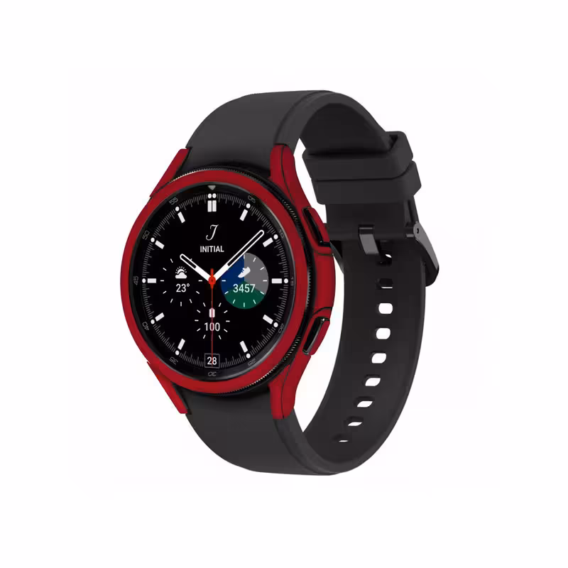 برچسب ماهوت طرح Matte-Warm-Red مناسب برای ساعت هوشمند سامسونگ Watch4 Classic 42mm | کالا برتری