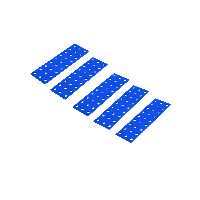 سازه رباتیک مدل صفحه مستطیل 3×9 فلزی رنگی بسته 5 عددی