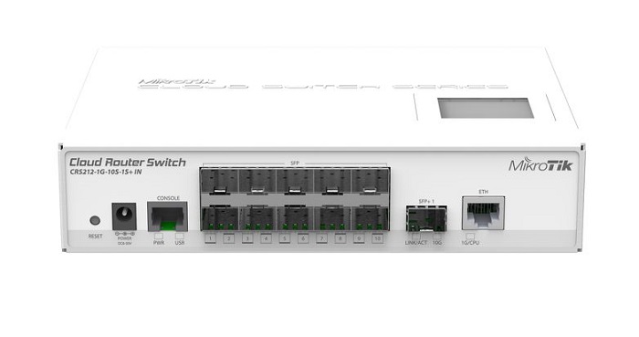 CRS212-1G-10S-1S IN Mikrotik Ethernet Smart Switch