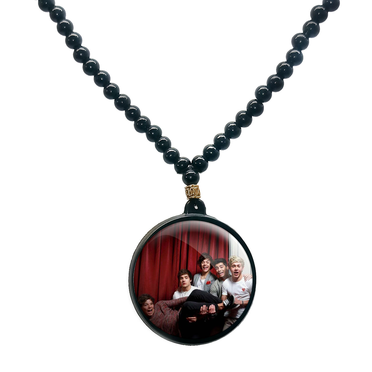 گردنبند پرمانه طرح One Direction کد pmd.13644 مدل دو طرفه