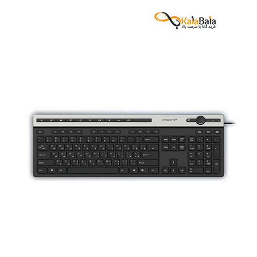 خرید و قیمت صفحه کلید باسیم کینگ استار مدل KB92 - با حروف حک شده فارسی