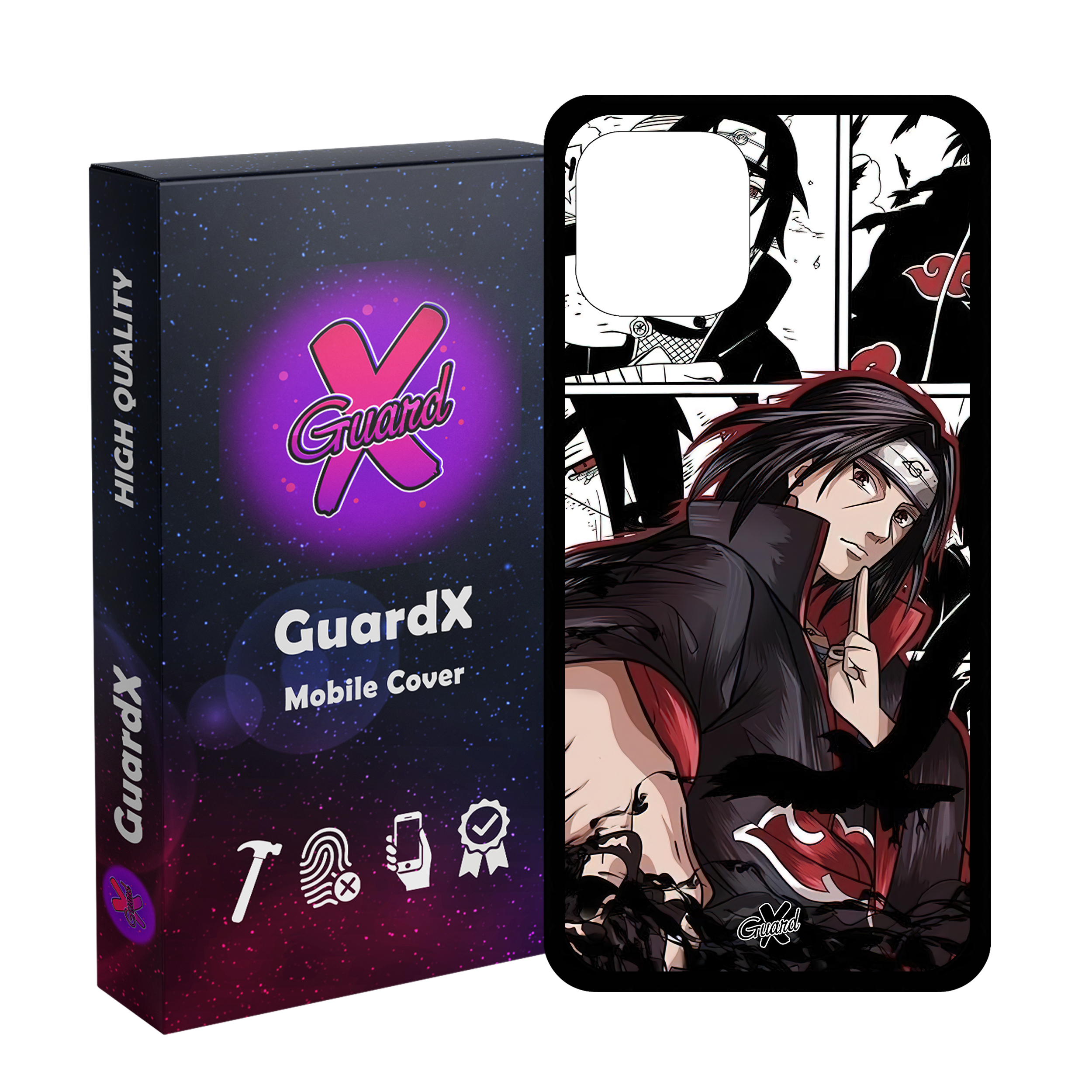 کاور گارد ایکس طرح Itachi Anime مدل Glass10550 مناسب برای گوشی موبایل اپل iPhone 11 Pro