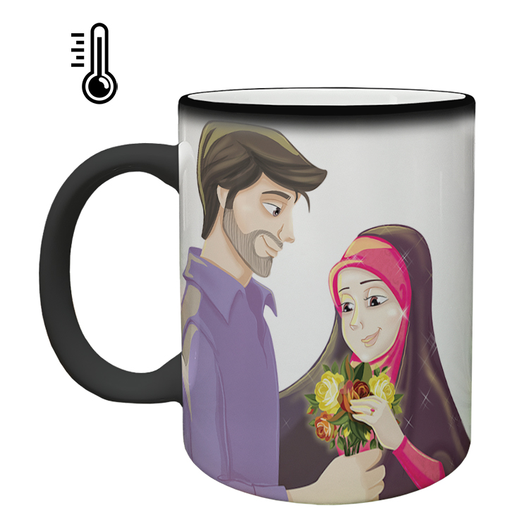 ماگ حرارتی مدل عاشقانه کد 255