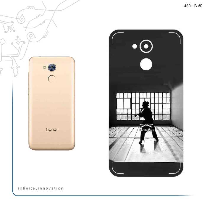 برچسب پوششی ماهوت مدل Karate مناسب برای گوشی موبایل آنر 5C Pro