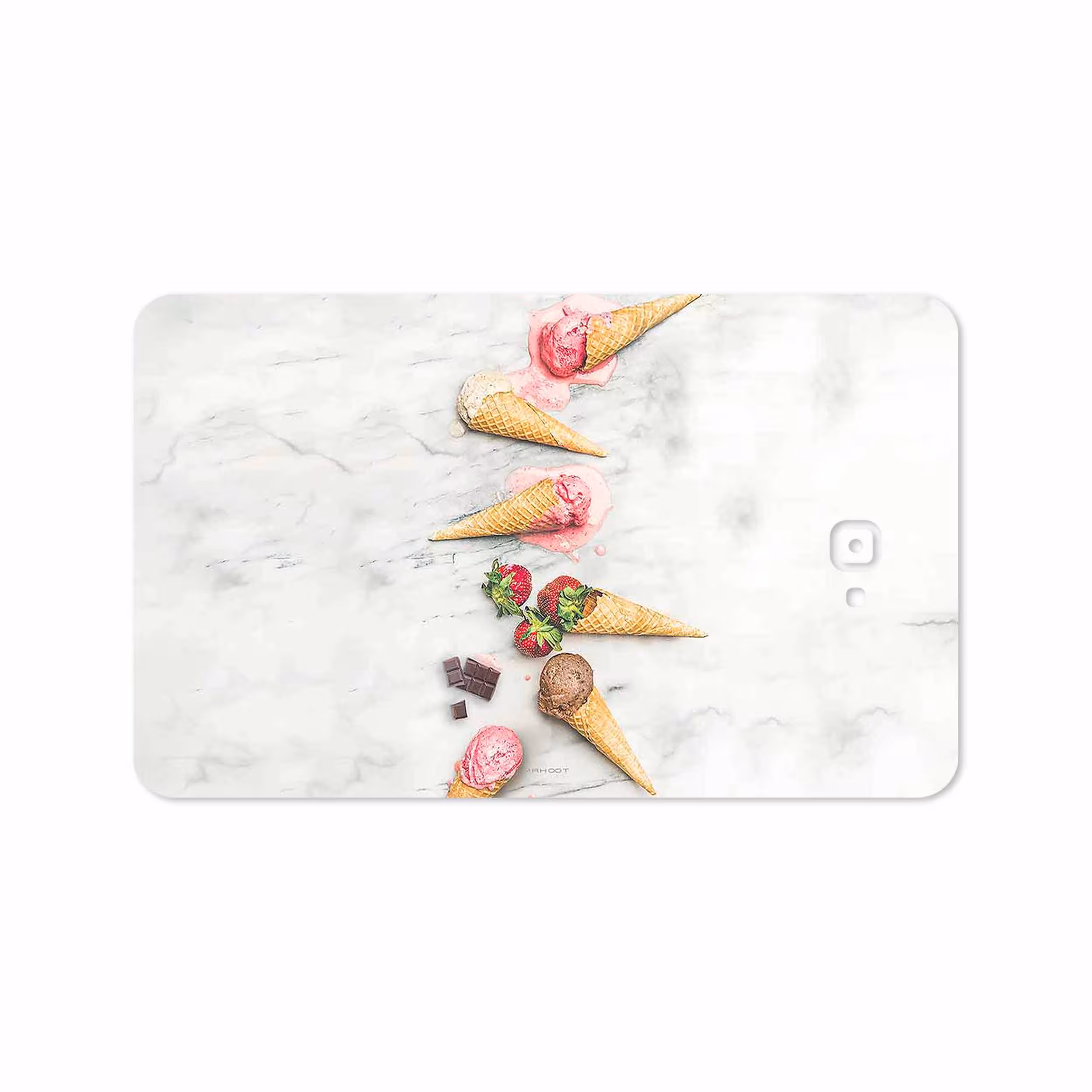 برچسب پوششی ماهوت مدل Funnel ice cream مناسب برای تبلت سامسونگ Galaxy Tab A 10.1 2016 T585